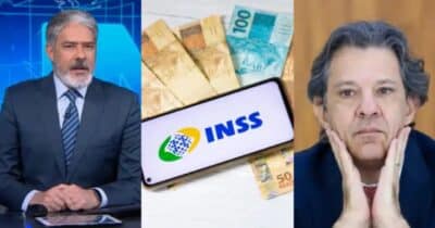 Bonner paralisa JN com canetada de Haddad que traz aumento a aposentados do INSS em 2025 - Foto: Internet