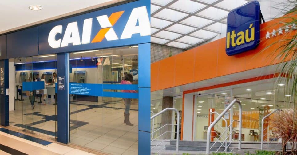 Caixa e Itaú com agências fechadas - Foto Reprodução Internet