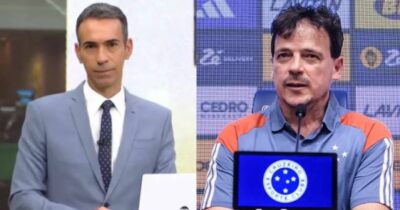 César Tralli e Fernando Diniz (Foto: Reprodução/Montagem TV Foco)