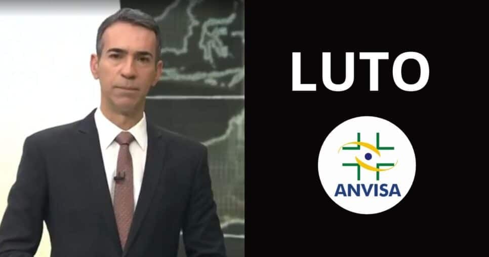 César Tralli no Jornal Hoje, imagem de luto e Anvisa (Fotos: Reproduções / Globo / Canva / Internet)