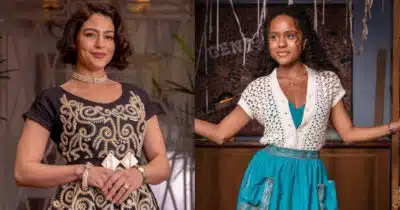 Clarice (Carol Castro) e Beatriz (Duda Santos) em 'Garota do Momento' (Foto:  Beatriz Damy/Globo)