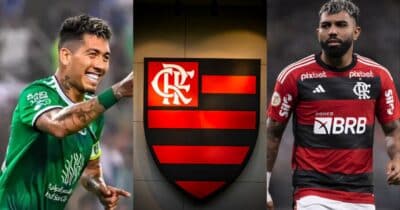 Contratação de Firmino em 2025 tem desfecho no Flamengo (Foto: Divulgação/ Al Ahli/ Flamengo)