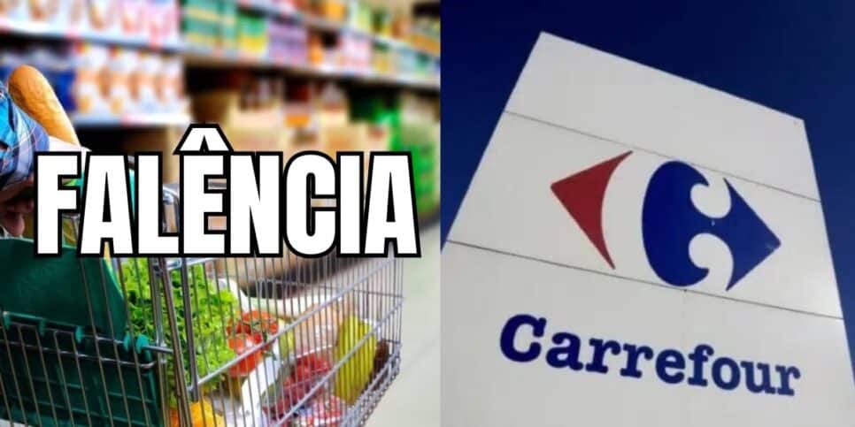 Falência de rede de supermercados tão popular quanto o Carrefour (Foto: Internet)