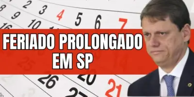 Tarcísio já sabe: Feriado PROLONGADO chega a milhares de CLTs em SP na próxima sexta (13)