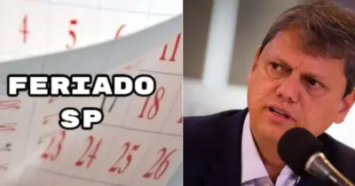 Tarcísio ciente: Feriado PROLONGADO em SP é confirmado na SEGUNDA (30/12) a milhares de CLTs paulistas