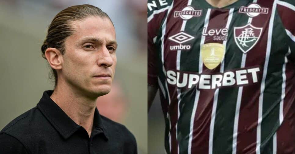 Filipe Luís no Flamengo e craque do Fluminense - Foto Reprodução Internet