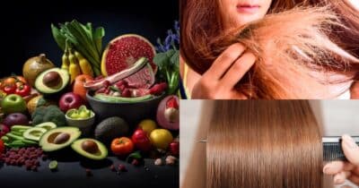 Frutas / Cabelo ressecado / Cabelo liso - Montagem: TVFOCO