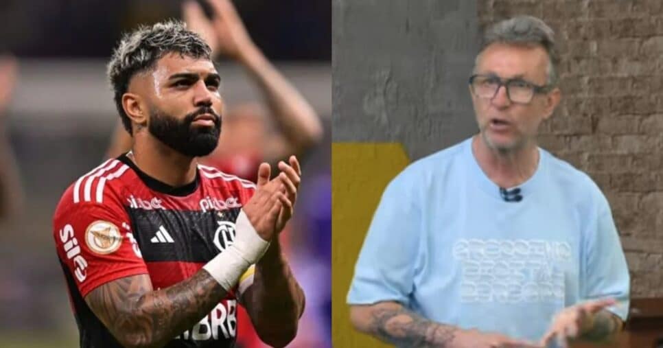 Gabigol e Neto no Os Donos da Bola (Fotos: CRF / Band)