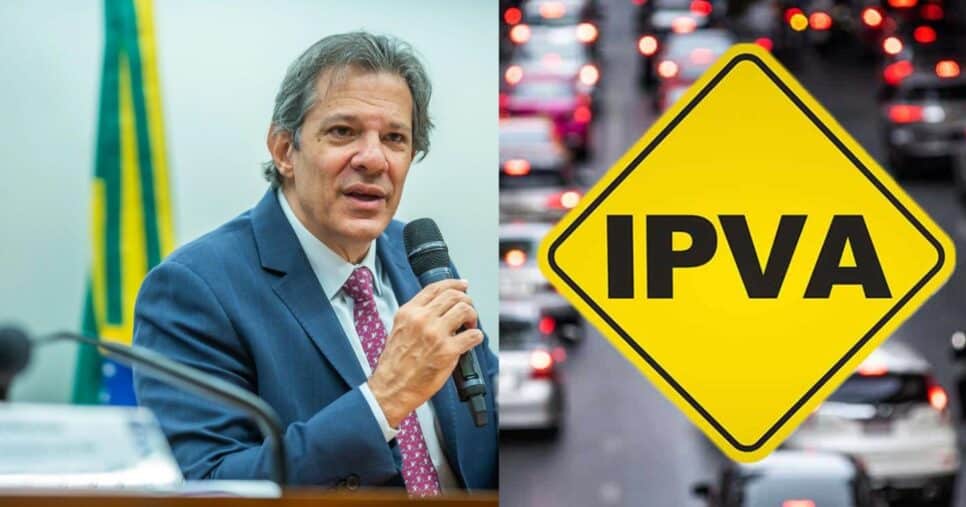 Haddad e IPVA em 2025 - Foto Reprodução Internet