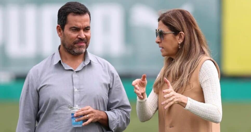 JP Sampaio e Leila Pereira, estrelas do Palmeiras - Foto: Internet