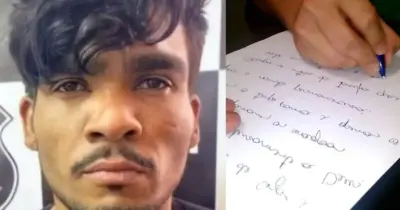 Carta psicografada do assassino Lázaro Barbosa é divulgada e traz revelações de arrepiar do mundo dos mortos