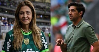 Leila e Abel no Palmeiras - Foto Reprodução Internet