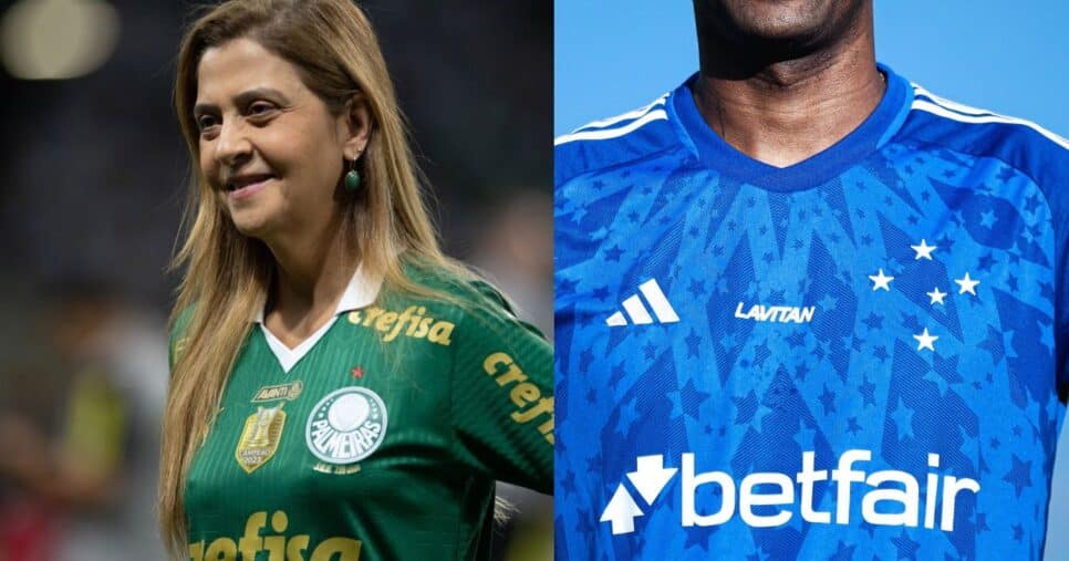 Leila e craque do Cruzeiro - Foto Reprodução Internet