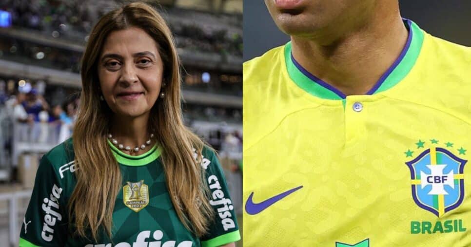 Leila no Palmeiras e craque da seleção - Foto Reprodução Internet