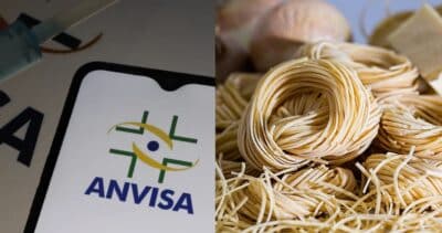 Logo Anvisa / Macarrão - Montagem: TVFOCO