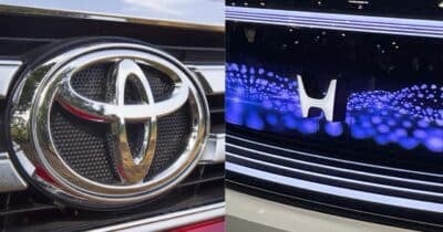 Logo da Toyota / Logo da Honda - Montagem: TVFOCO