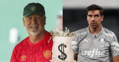 Mano Menezes no Fluminense e craque de Abel - Foto Reprodução Internet