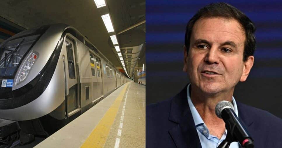 Metrô do Rio de Janeiro / Eduardo Paes - Montagem: TVFOCO