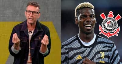 Neto Donos da Bola (Foto: Band)- Pogba no Corinthians (Getty Images)