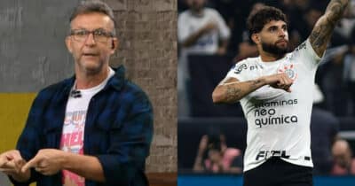 R$192M: Neto para Band com adeus de Yuri Alberto no Corinthians (Foto: Reprodução/Montagem TV Foco)