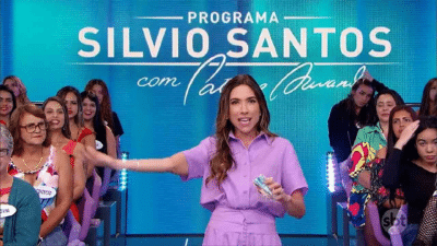 Patricia Abravanel sob comando do Programa Silvio Santos (Foto: Reprodução/Internet)