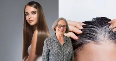 4 misturas caseiras cobrem até a raiz do cabelo branco e deixam idosas 60+ livres da tinta com química