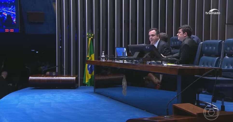 Senado conclui votação do pacote fiscal com economia menor do que a prevista pelo governo — Foto: Jornal Nacional/ Reprodução