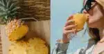 Suco natural de colágeno com abacaxi - Foto Reprodução Internet