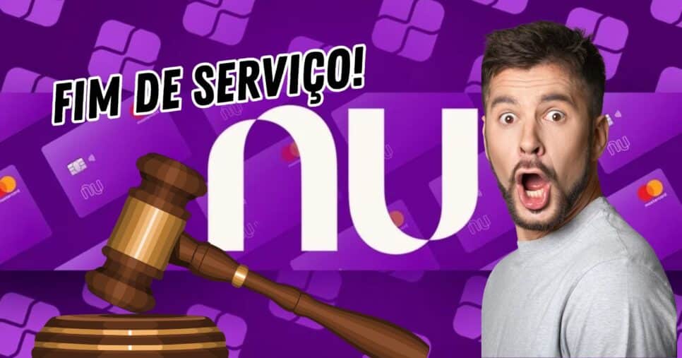 Nubank crava fim de serviço em dezembro (Reprodução/Montagem TV Foco/Canva)