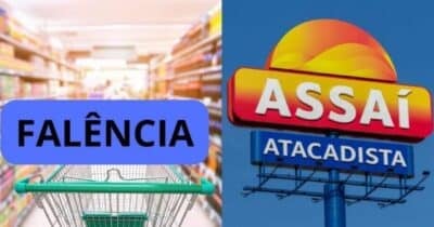 Supermercado famoso como Assaí tem falência decretada (Reprodução/Montagem TV Foco/Canva)