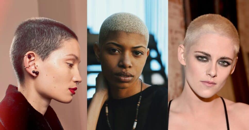 Cabelo raspado (Reprodução/Pinterest)