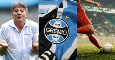 Grêmio libera PIX pra assinar com reforço para esquecer Renato Gaúcho (Reprodução/Montagem TV Foco/Canva)