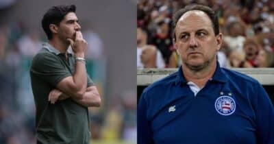 Abel Ferreira quer arrancar craque do Bahia em pra reforçar o Palmeiras (Reprodução/UOL/Lance!/Canva)