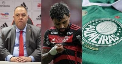 Braz do Flamengo crava sobre veredito de Gabigol no Palmeiras (Reprodução/Extra/CNN Brasil/O Antagonista)