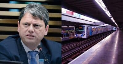 Tarcísio arma fim de serviço vital na linha 1-Azul do metrô de SP (Reprodução/JOTA/Via Trolebus)