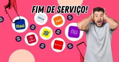 Caixa, Nubank e outros cravam fim de serviço em 2024 (Reprodução/Montagem TV Foco/Canva)