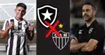 3 viradas no Botafogo em 2025 (Reprodução/Montagem TV Foco/Canva)