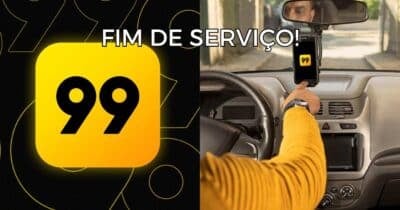 99 anuncia FIM de serviço e atinge motoristas e clientes (Reprodução/Montagem TV Foco/Canva)