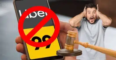 Proibição é anunciada no RJ e atinge motoristas da Uber e 99 (Reprodução/Montagem TV Foco/Canva)
