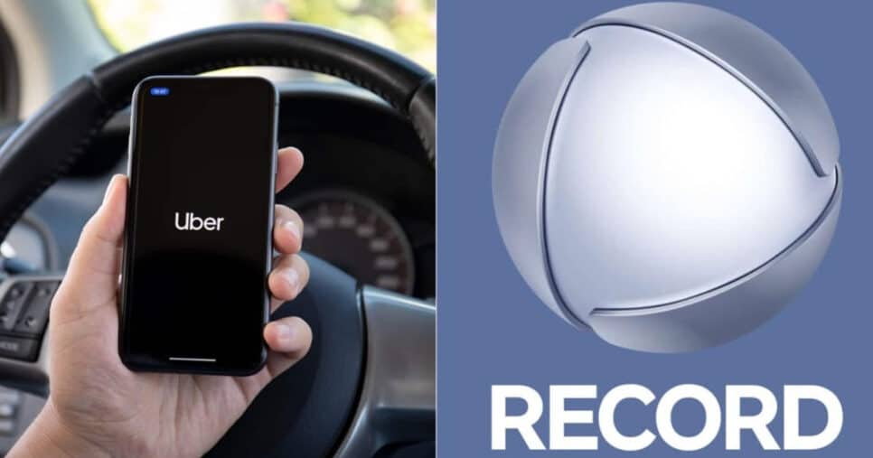 Uber - Record (Foto: Reprodução)