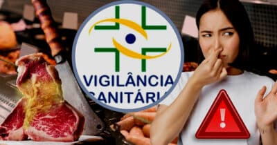 Vigilância Sanitária interdita açougue popular nº1 após nojeira (Foto Reprodução/Montagem/Lennita/Canva/Tv Foco)