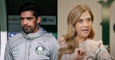 Leila Pereira e Abel Ferreira do Palmeiras - (Montagem / TV FOCO)