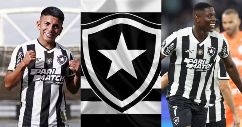 Luiz Henrique e Almada vão deixar o Botafogo (Foto: Vitor Silva)