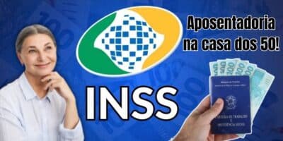 Aposentadoria do INSS na casa dos 50 anos; veja quem tem direito (Foto: Montagem TV Foco/ freepik/ Internet)