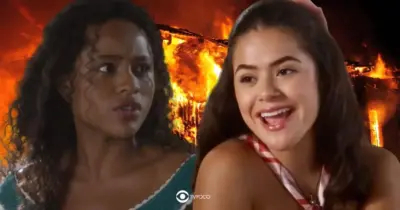 Incêndio, destruição e maldição: Bia encarna crápula em Garota do Momento com 3 bombas para enterrar Beatriz