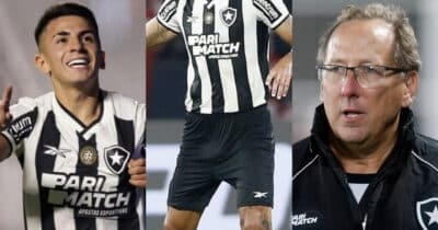 Junto com Almada: Craque confirma debandada no Botafogo (Foto: Reprodução/Montagem TV Foco)