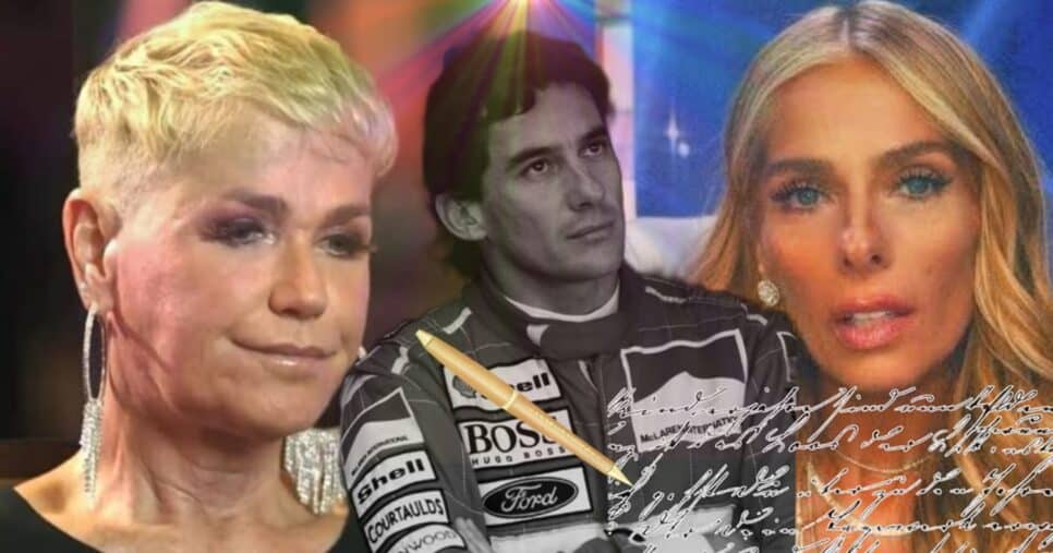 Carta psicografada de Ayrton Senna é divulgada em canal com revelações de arrepiar sobre Xuxa e Galisteu (Fotos: Reprodução/ Internet/ Montagem)