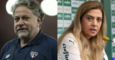 Casares e Leila- São Paulo - Palmeiras (Foto: Reprodução/Montagem TV Foco)