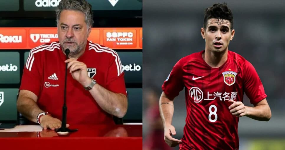 Rasteira no São Paulo: Time da 1ª divisão libera PIX por Oscar (Foto: Reprodução/Montagem TV Foco)