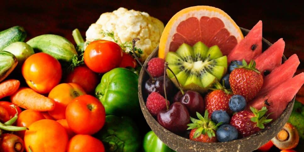 Frutas e hortaliças também se fazem presente na ceia de Natal (Foto Reprodução/Canva)